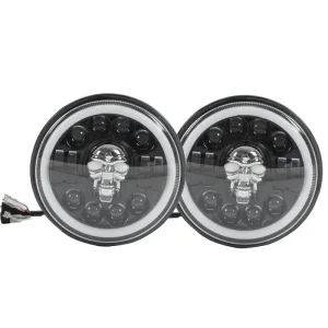 Prezzo Conveniente Fari Led 7″ Skull