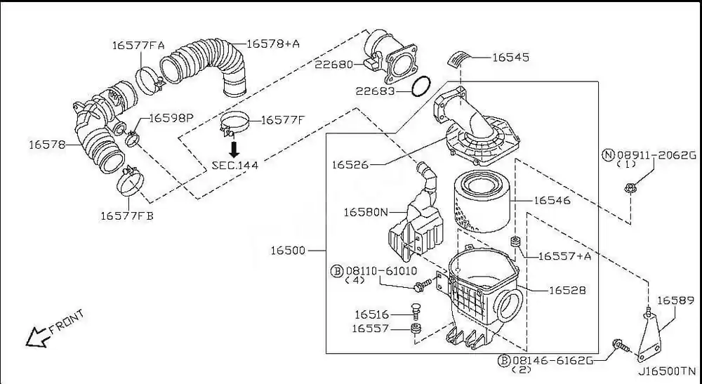 Tubo Turbina Nissan Patrol GR Y61 – A Offerta Del Giorno