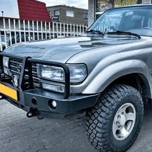 Consegna Rapida Paraurti Anteriore Con Supporto Verricello e Bullbar Toyota HDJ80
