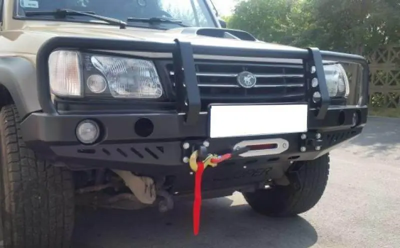 A Buon Prezzo Paraurti Anteriore Con Supporto Verricello e Bullbar Hyundai Galloper