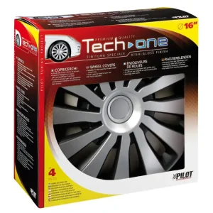 Copricerchi per auto "sepang" silver & black - ø 16" pilot 31658 Ultimissimo Modello