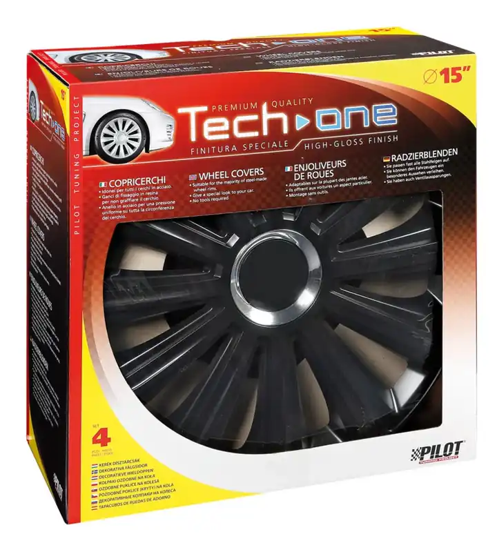 Copricerchi per auto trend black - ø 15" pilot 31582 Prezzo Conveniente