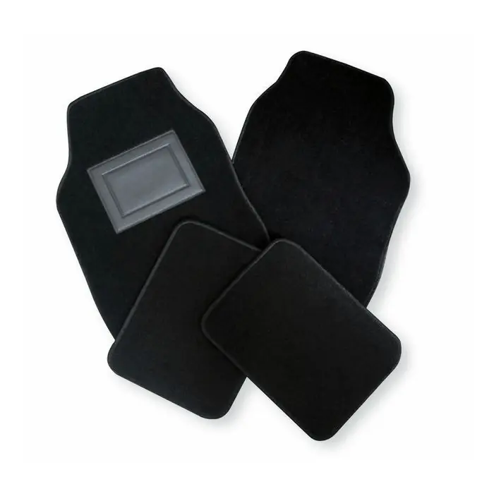 Tappetini per auto in moquette neri universali mod.Q4 Offerta Del Giorno