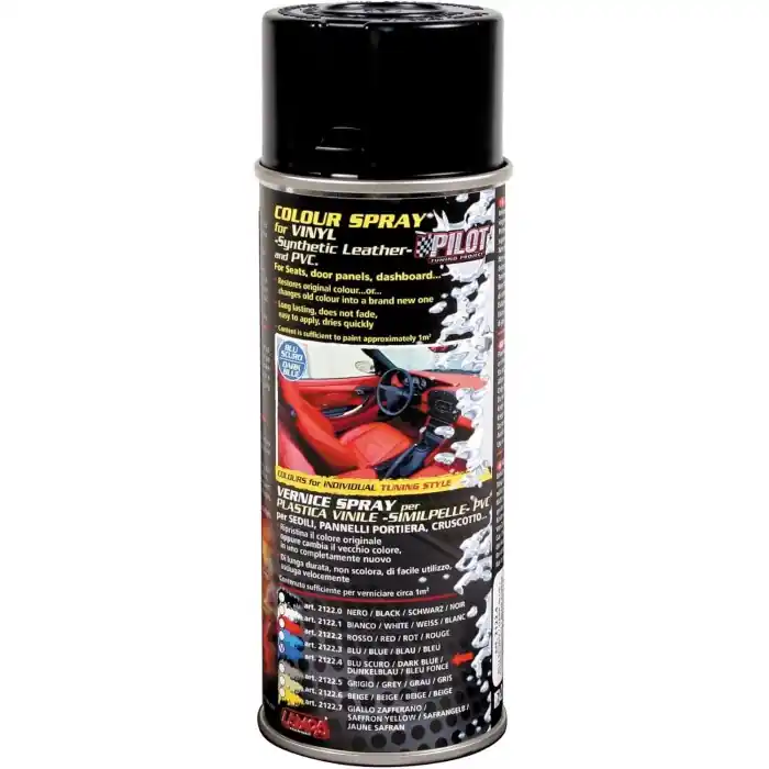 Vernice spray per interni in vinile (similpelle) e pvc - Nero Offerta Del Giorno