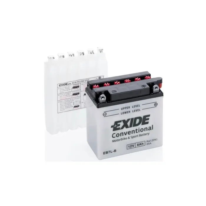 Offerta Speciale Batteria Moto e Scooter Exide Bike Conventional EB7L-B 12V - 8Ah-85A