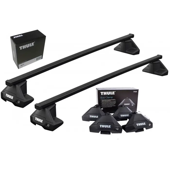 Portatutto Thule completo di SquareBar e Kit per Alfa Giulia 16→ con Tetto Normale Offerta Speciale