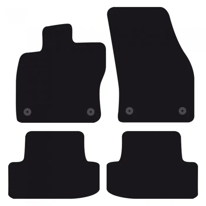 Bestseller Set completo di tappeti in moquette su misura "AUDI Q2 16 "
