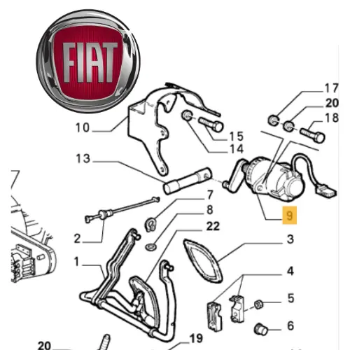 46810176 FIAT - POTENZIOMETRO ACCELERATORE ALFA ROMEO GTV Di Tendenza