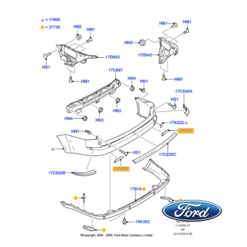 Bestseller 1207549 FORD - CATARINFRANGENTE POSTERIORE DESTRO CATADIOTTRO FOCUS C-MAX