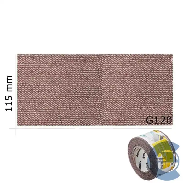 Mirka Abranet P120 115x10m 545by001123r Rotolo Abrasivo Grana Media Offerta Limitata