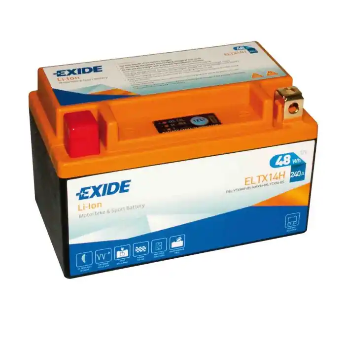 Batteria 12v Exide Bike Li Ion Lifepo4 48 Wh 240 A Caponord 1200-dorsoduro 1200 Exide Bike Batterie Per Moto Batterie Offerta
