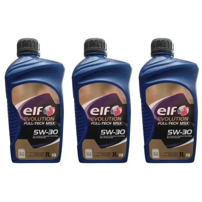 Elf Evolution Full Tech Msx 5w-30 Olio Motore Per Alte Prestazioni 3PZ Di Tendenza