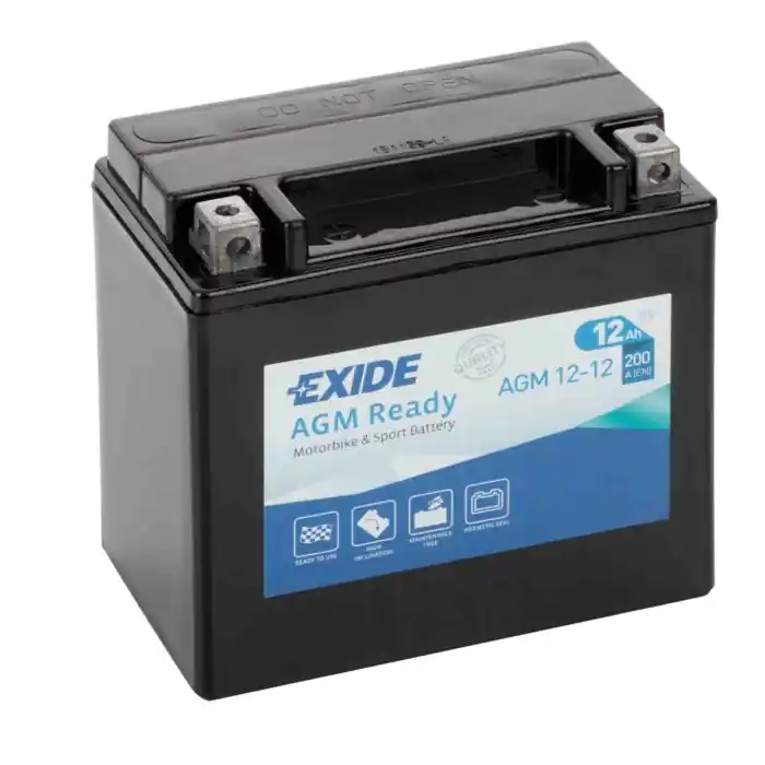 Batteria 12v Exide Bike Agm Ready 12 Ah 200 A Caponord 1200-dorsoduro 1200 Exide Bike Batterie Per Moto Batterie Acquista Ora