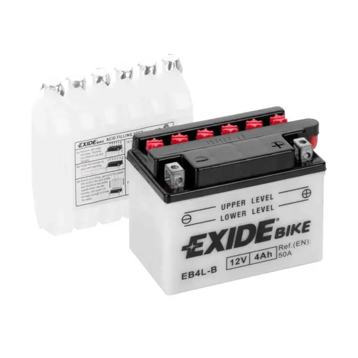 Di Tendenza Batteria 12v Exide Bike Conventional 4 Ah 50 A Amico 50 / Lk / Lx / Sport Exide Bike Batterie Per Moto Batterie