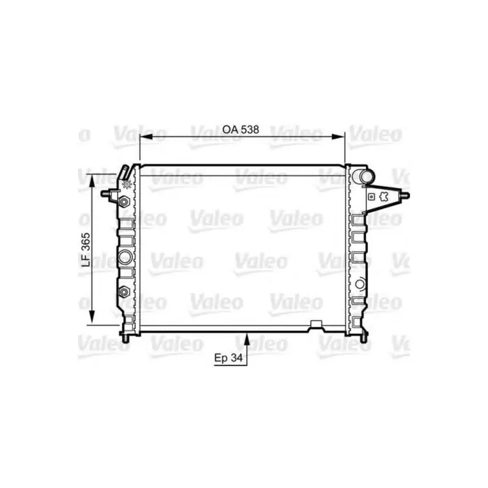 Valeo Radiatore Motore 730396 Super Prezzo