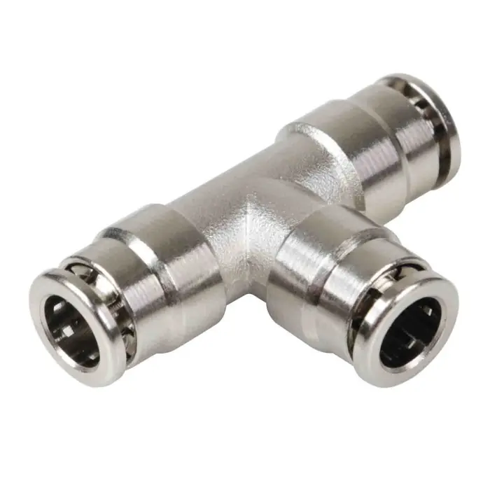 Quantità Limitata T 4 Raccordo In Metallo Per Tubi Aria Ø 8 Mm Raccordi E Connettori