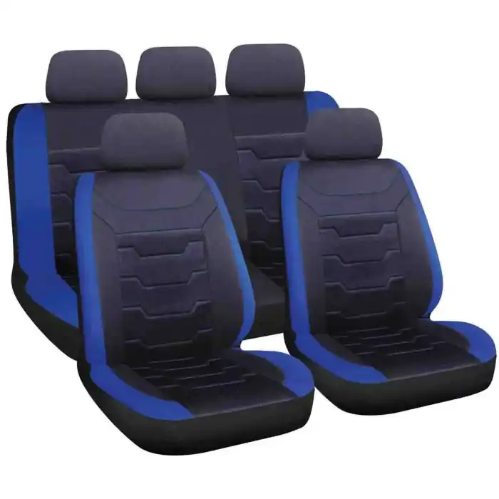 Drift Set Fodere Coordinate Nero/blu Coprisedili Set Completo Coprisedili Prezzo Scontato