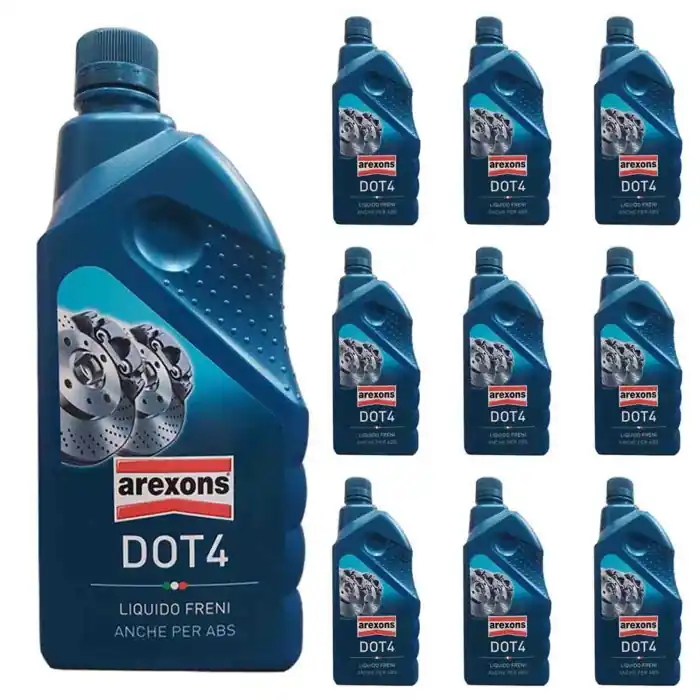 Reso Gratuito Arexons 8111 Liquido Freni Dot 4 Confezione Da 10 Litri