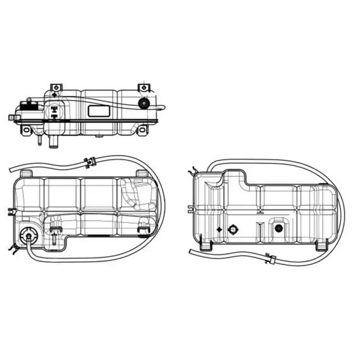 Popolare Serbatoio compensazione, Refrigerante 454046 NRF per IVECO