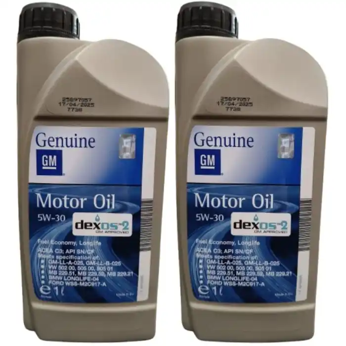 Fuel Economy Longlife Gm Opel 5w-30 Dexos2 2 Litri Olio Motore Benzina Diesel Spedito Oggi