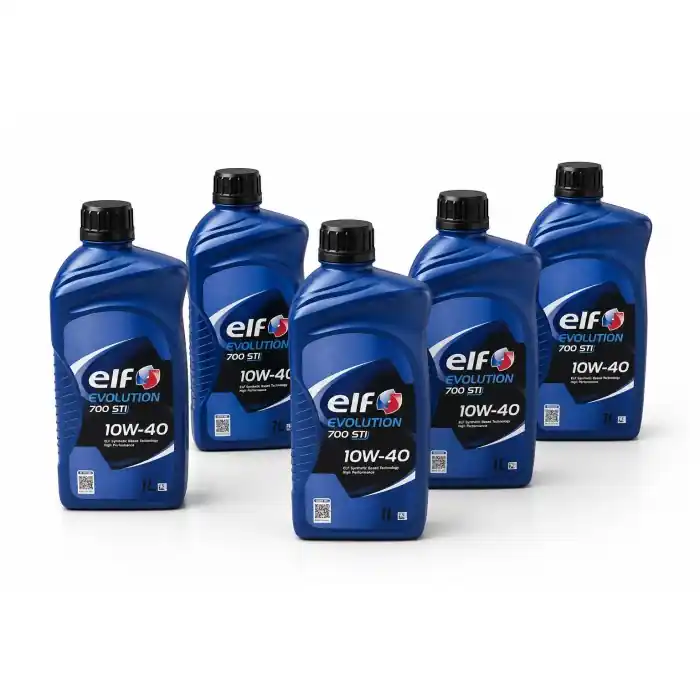 Elf Evolution 700 Sti 10w-40 Olio Motore Auto Diesel E Furgoni Leggeri 5PZ Nuova Collezione
