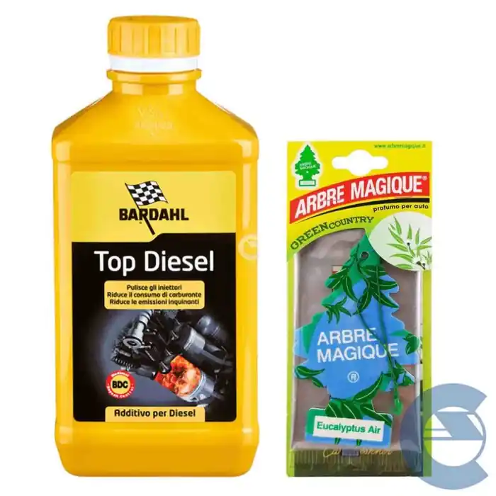 Bardahl Top Diesel 1 Lt 120040 Additivo Pulizia Iniettori Gasolio + Arbre Magique Profumo Eucalipto Omaggio Direttamente Dal Produttore