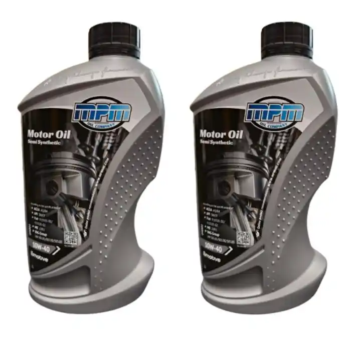 MPM 04000 Olio Motore 10W-40 Semi Sintetico ACEA A3-B4 API CF-SN Benzina Diesel GPL 1L - 2 PEZZI Solo Oggi