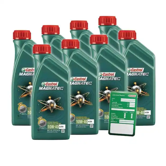 Castrol Magnatec 10w-40 Stop-start Olio Motore Auto Diesel Benzina Kit Promo 8 Litri Promozione Esclusiva