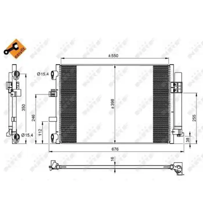 Offerta Speciale Condensatore, Climatizzatore 350210 NRF per FORD
