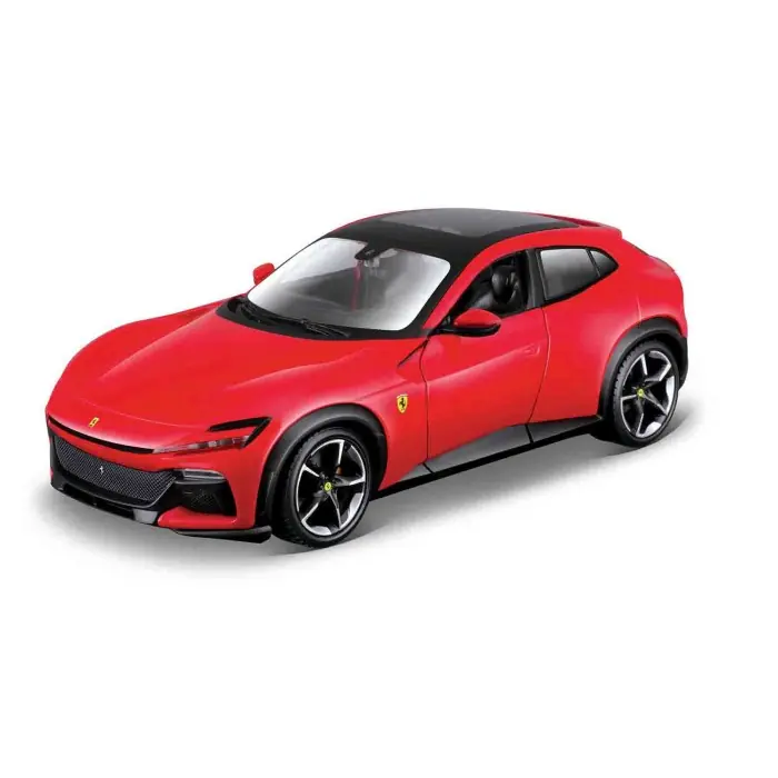 Promozione Esclusiva Collezione 6 Auto Ferrari Burago Scala 1:24 Scatola Vetrina Modellini In Metallo