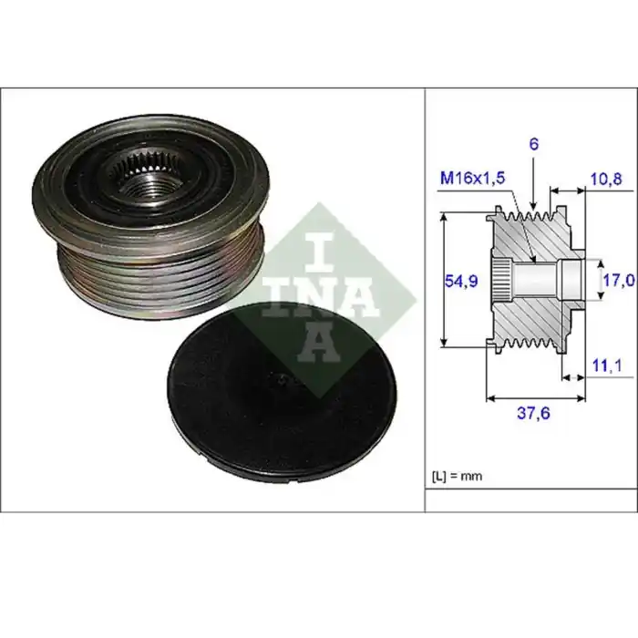 Dispositivo ruota libera alternatore 535 0123 10 SCHAEFFLER INA Popolare