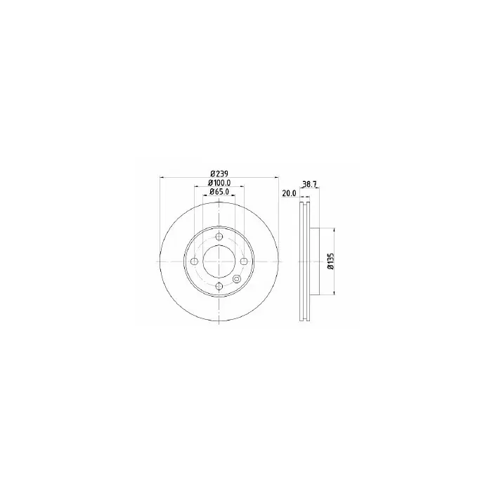 Coppia Dischi Freno MDC365 MINTEX per AUDI VW SEAT Acquista Ora
