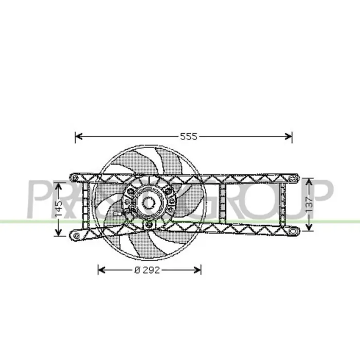 Non Perdere Ventola Per Fiat Panda Dal 2003 Al 2011