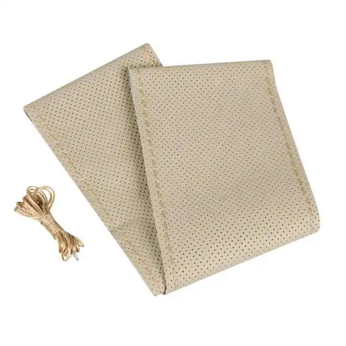 Premium Perforated Coprivolante In Pelle L Ø 37/39 Cm Beige Coprivolanti Da Cucire In Vera Pelle Coprivolanti Da Cucire A Buon Prezzo