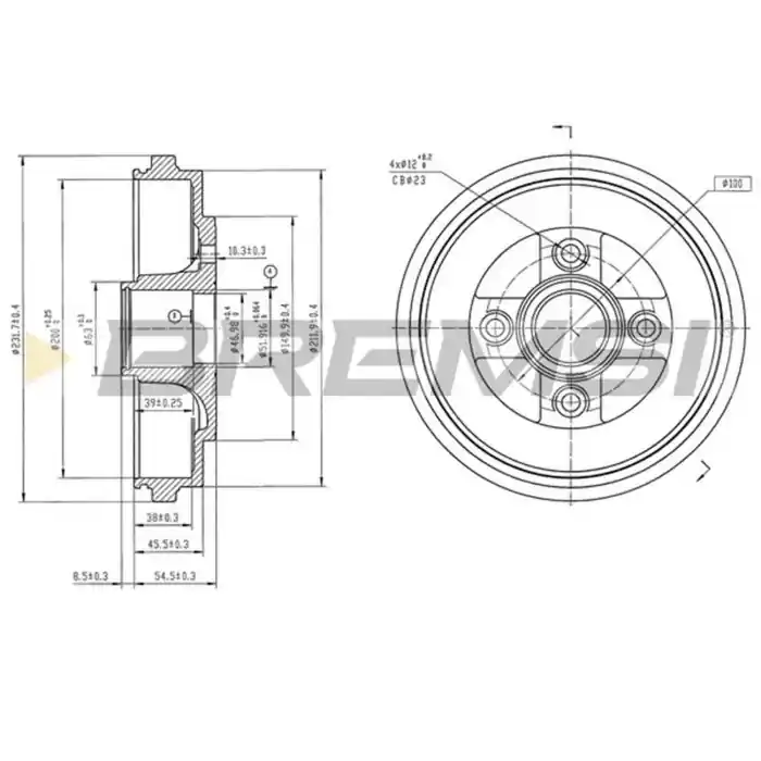 Vendita Finale Kit Tamburi Freno Posteriore 94033200 SUZUKI Wagon R+ 2 Volumi/Coda Spiovente Verniciato