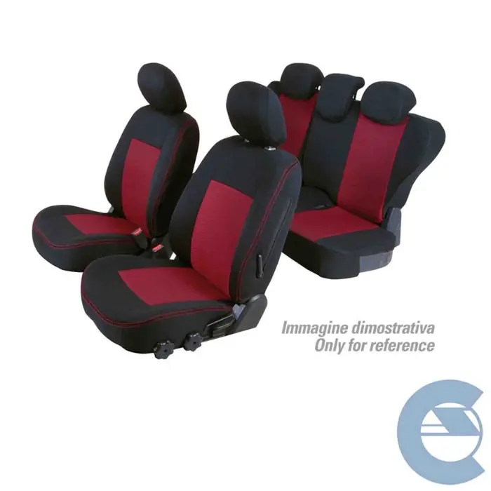 Set Coprisedili Superior Nero/rosso Peugeot 207 5p-207 Plus 5p Serie 29000 Coprisedili Su Misura Qe29017e Compra Oggi Stesso
