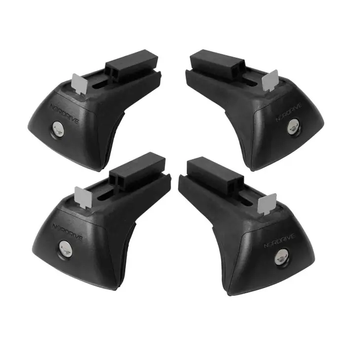 Evos Is (in Rail Steel) Kit 4 Piedi Per Barre Acciaio Stelvio-a3 Sportback-a4 Avant Attacchi Profilo Integrato Vendita Finale