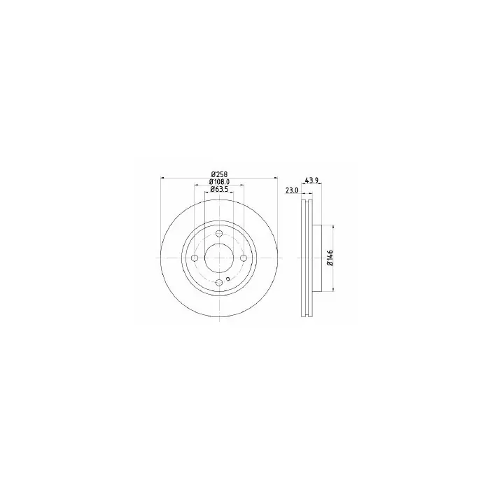 Coppia Dischi Freno MDC1907 MINTEX Non Perdere
