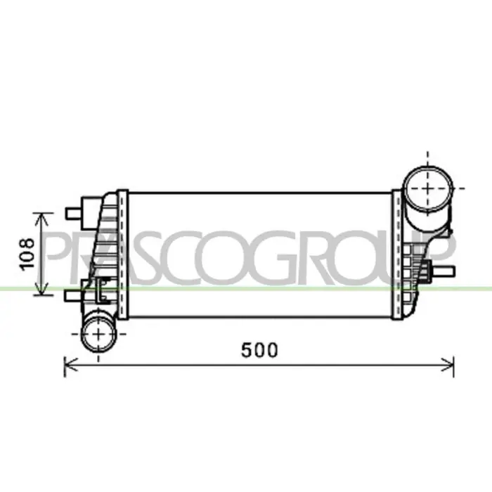 Popolare Intercooler Per Ford Focus Dal 2011 Al 2014