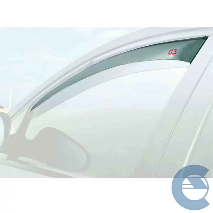 G3 19.751 Coppia Deflettori Aria Antiturbo Auto Per Hyundai Kona 5 Porte Dal 2017 In Poi.colore Fume Di Tendenza