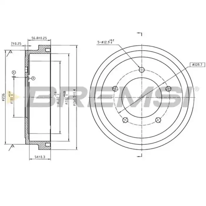 Tamburo Freno Posteriore Suzuki Jimny Fuoristrada Chiuso Cr5819 4351165d00 Bremsi Spedito Oggi