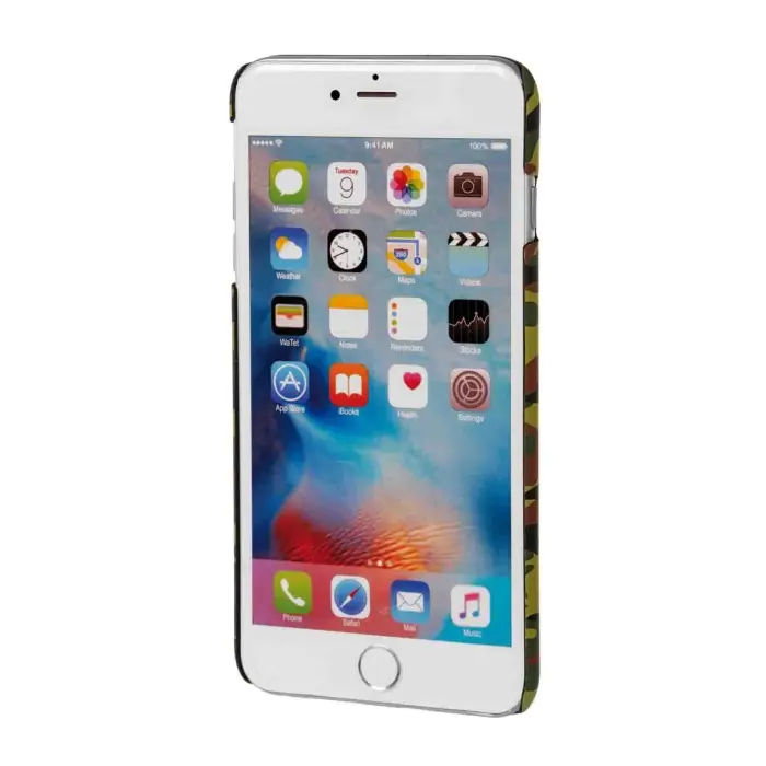 Stylish Cover Gommata Sottile Apple Iphone 6 Plus/6s Plus Green Camo Stylish Cover Gommata Custodie E Cover Nuovo Arrivo