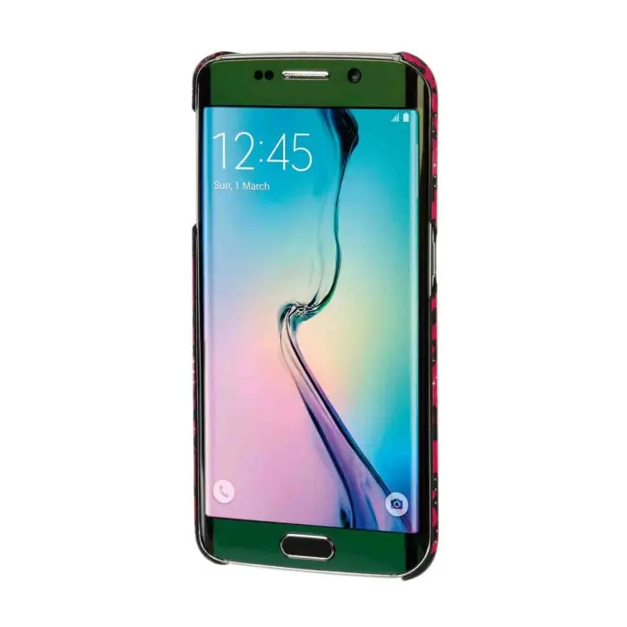 Stylish Cover Gommata Sottile Samsung Galaxy S6 Edge Pink Camo Stylish Cover Gommata Custodie E Cover Must-Have
