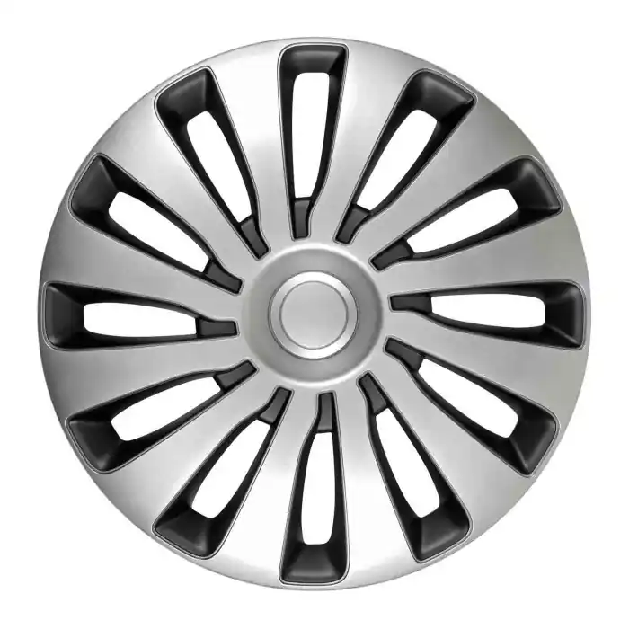 Nuovo Arrivo Sepang Silver & Black Set 4 Copricerchi Ø 16" Copricerchi 4 Pz Verniciati Tech One Copricerchi