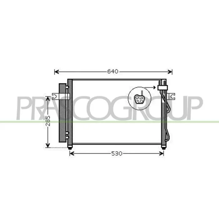Occasione Imperdibile Condensatore Per Hyundai Getz Dal 2002 Al 2005