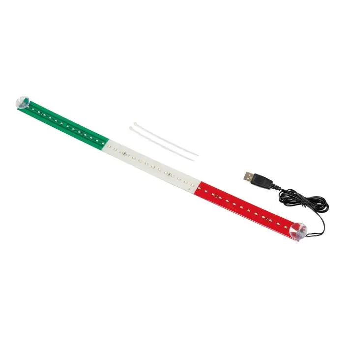 Bandiera Luminosa 60 Cm 42 Led Usb Italia Bandiere Ed Emblemi Decorazioni Luminose Prezzo Basso
