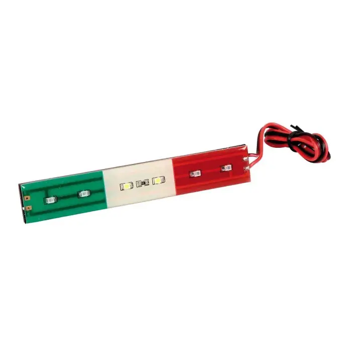 Bandiera Italia Luminosa A 6 Led 24v Bandiere Ed Emblemi Decorazioni Luminose Spedizione Espresso