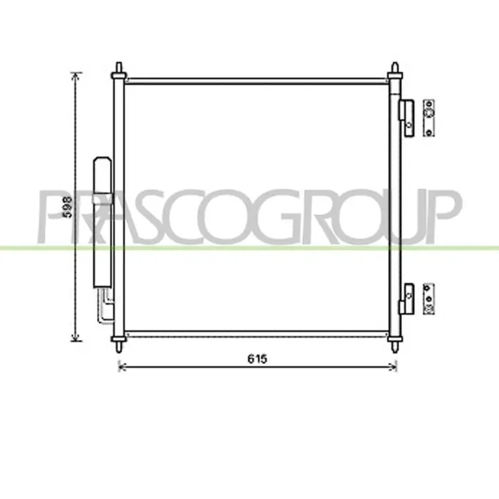 Affare Condensatore Per Land Rover Range Rover - Sport - L320 Dal 2010 Al 2013