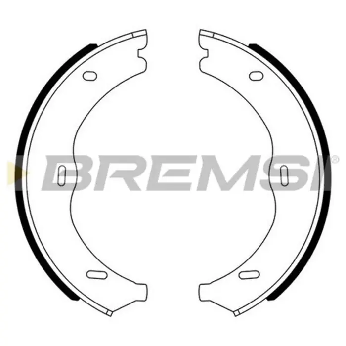 A Buon Prezzo Kit Ganasce Freno Stazionamento Posteriore Mercedes-benz Classe S Gf0320 140 420 10 20 S.f. Ate Teves Bremsi