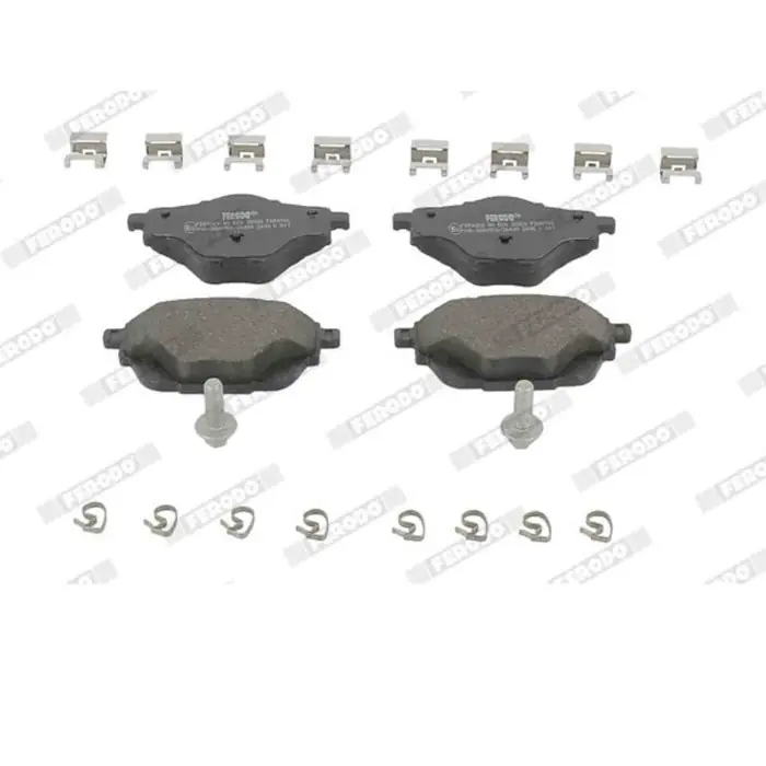 Spedito Oggi Kit pastiglie freno, Freno a disco FDB4766 FERODO per PEUGEOT CITROEN OPEL DS